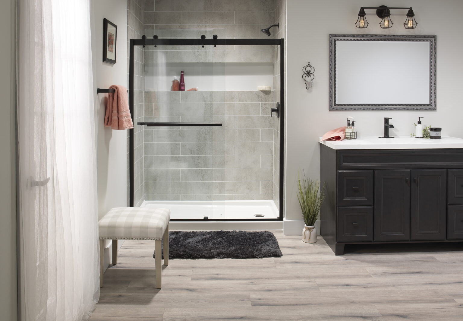 Classic concrete Fairfield shower