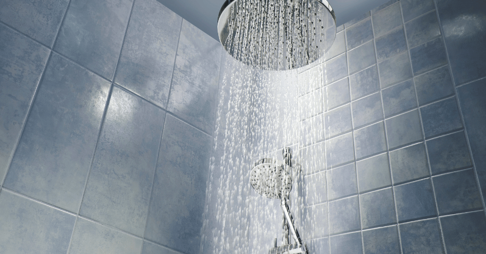 5 Luxury Bathroom Features Trending in Bowling Green - rain-like showerhead