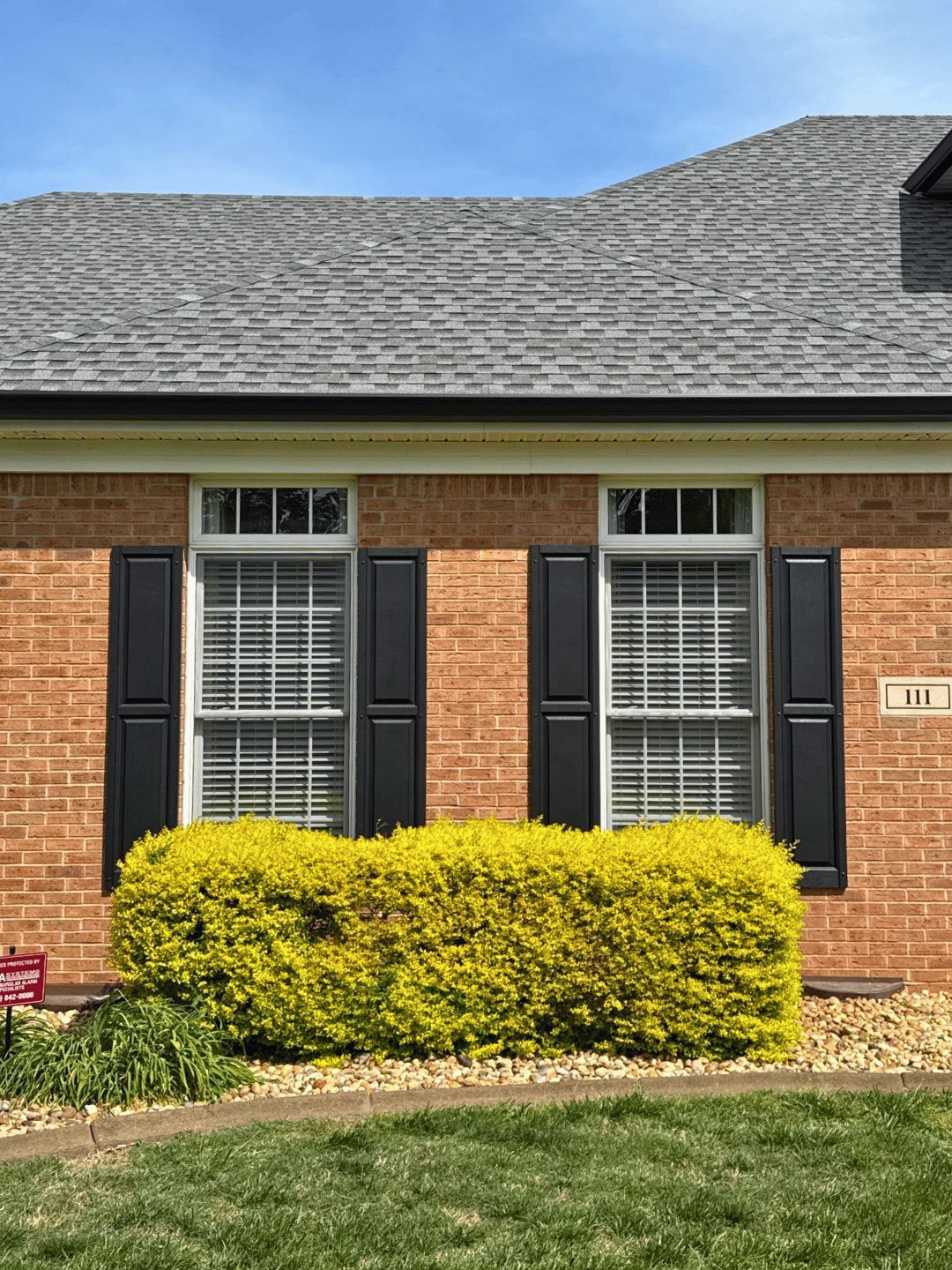 Replace Windows near Me Bowling Green KY - new sash windows on a brick house