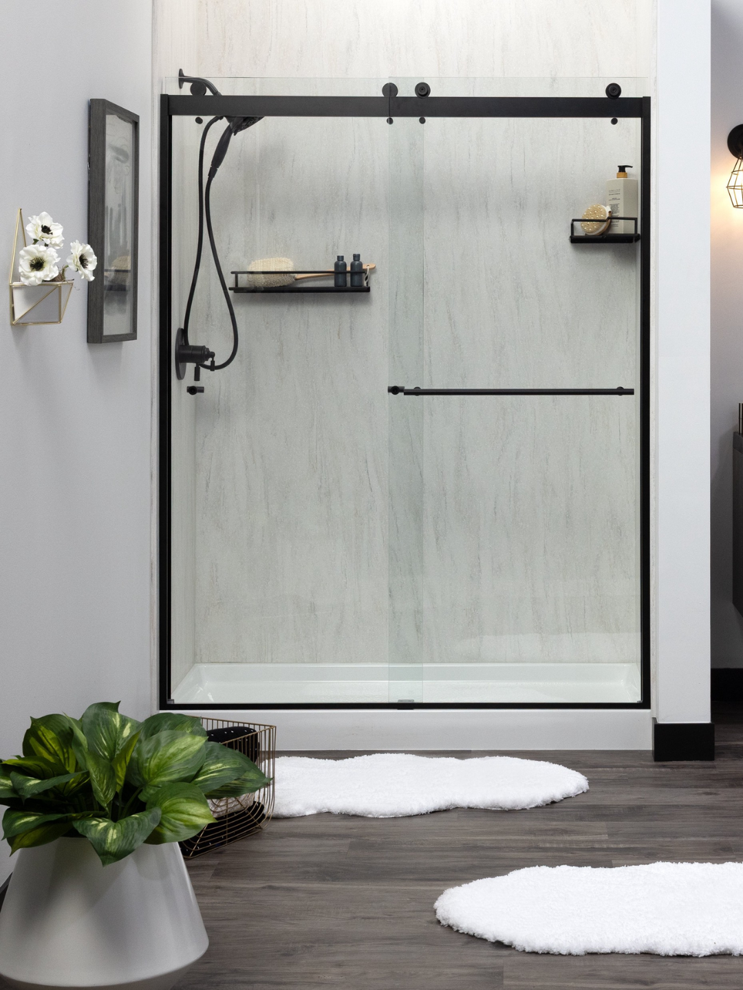 PuroStone Shower available at Bath Planet of Bowling Green