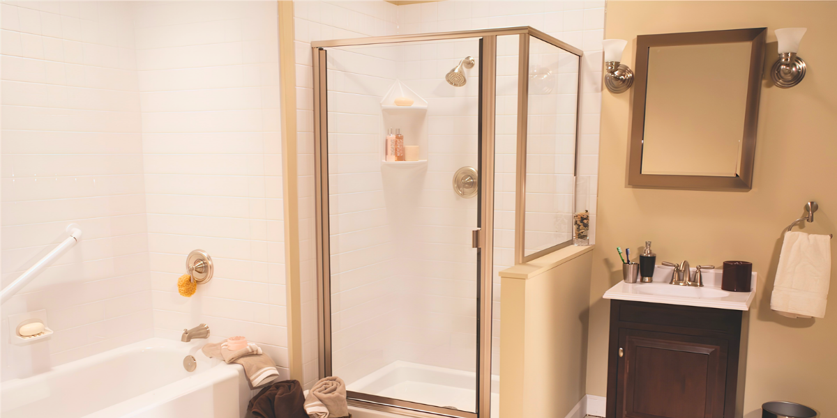 Bathroom Remodel ROI: How does it pay off when you sell your home? - remodeled bath with separate tub and showe - Bath Planet of Bowling Green